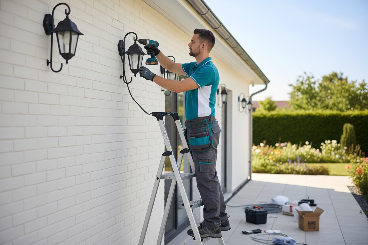 Outdoor Fixture Installation (Lights, Hooks, Accessories)